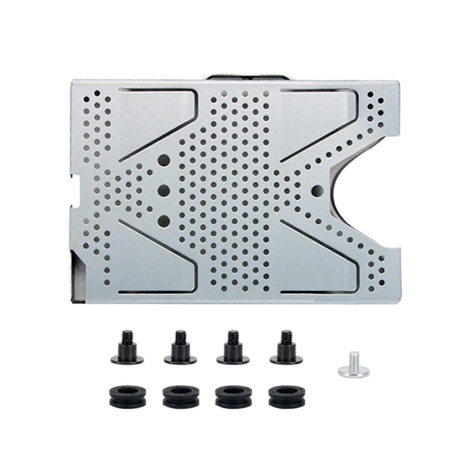 Metal Support Holder with Screws Hard Disk Drive Bracket HDD Mounting Bracket Tray for Slim Console Hard Drive Tray Multicolor