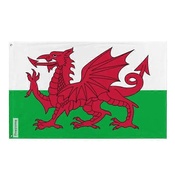 Flag - Multicolored - Wales - 192 x 288 cm - Polyester - Double-sided - Iron eyelets