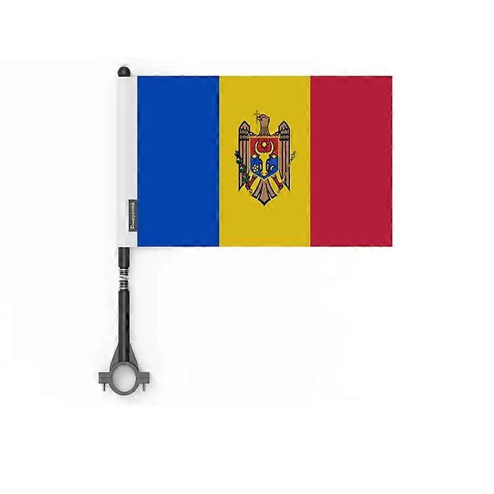 Flag - Moldova - 14 x 21 cm - 5 pieces - Polyester - Double-sided print