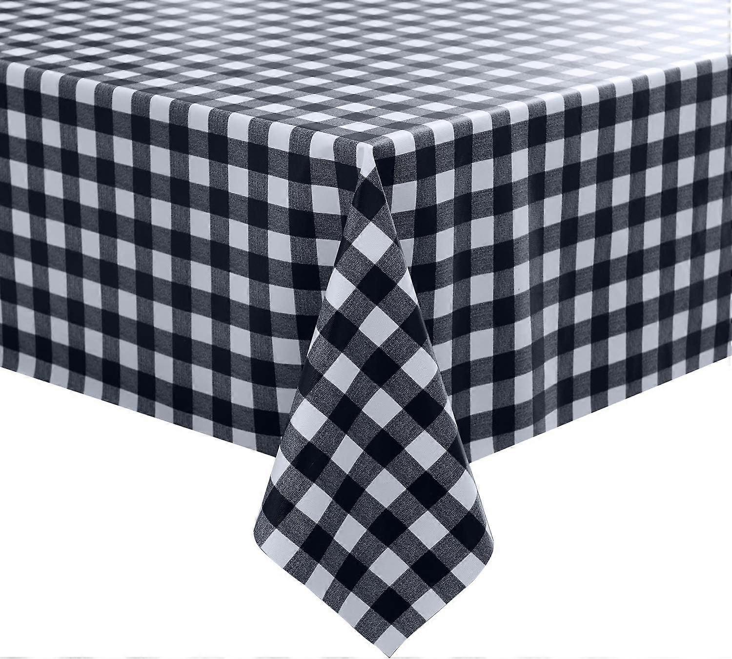 Durable Pvc Tablecloth Oil-Resistant White Tablecloth Easy-To-Clean Tablecloth