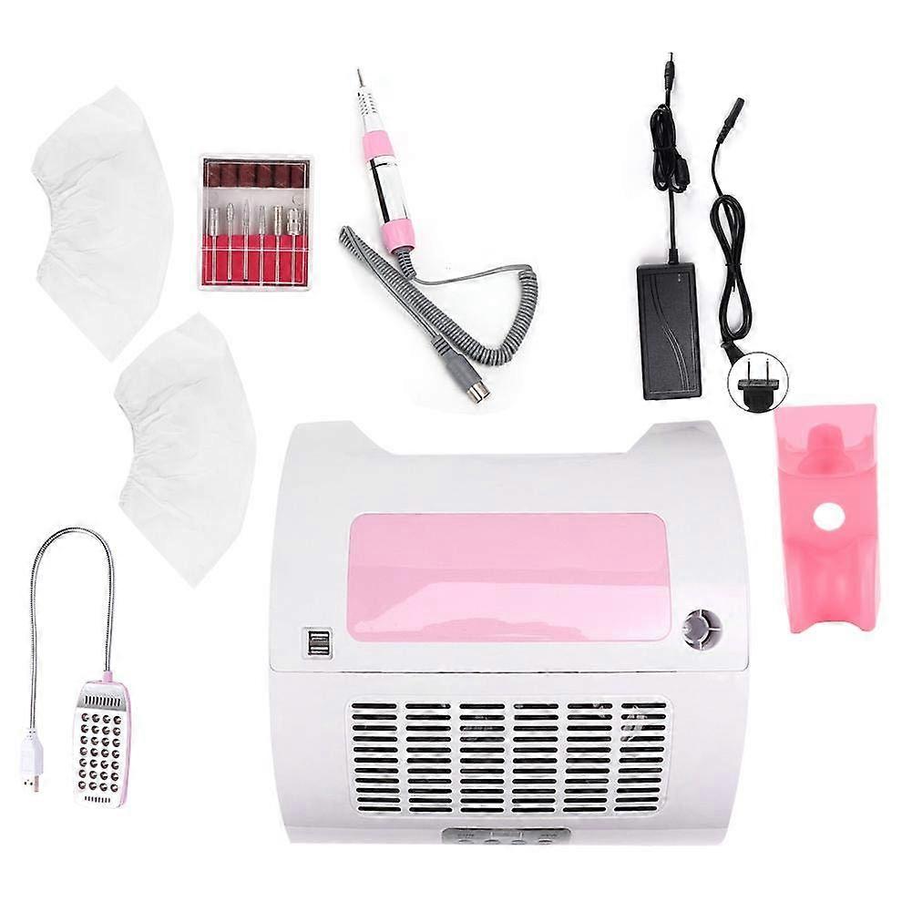 5 in 1 Nail Dust Collector with Drill, 60W MultiFunctional Nail Grinding Machine (US)