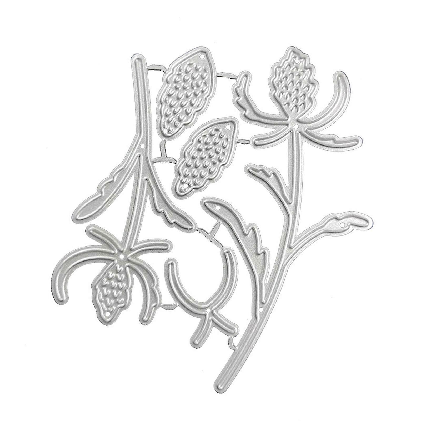 زهرة العشب قطع المعادن يموت سكرابوكينغ الاستنسل يموت تخفيضات بطاقة النقش DIY ألبوم صور قالب قالب الديكور