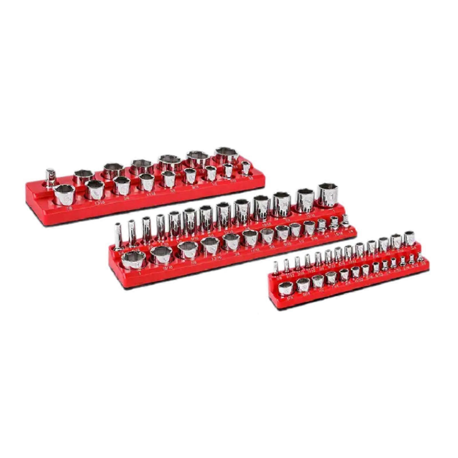 3 Pieces Socket Organizers Socket Racks Lightweight Practical High Performance