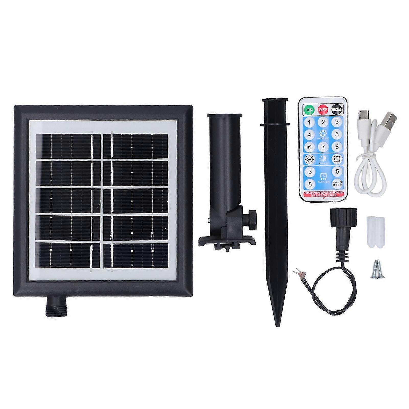 Solar String Light Control Board Solar Panel Controller with Type C Interface Timing Function 4.5V 2.4W Input 3V Output