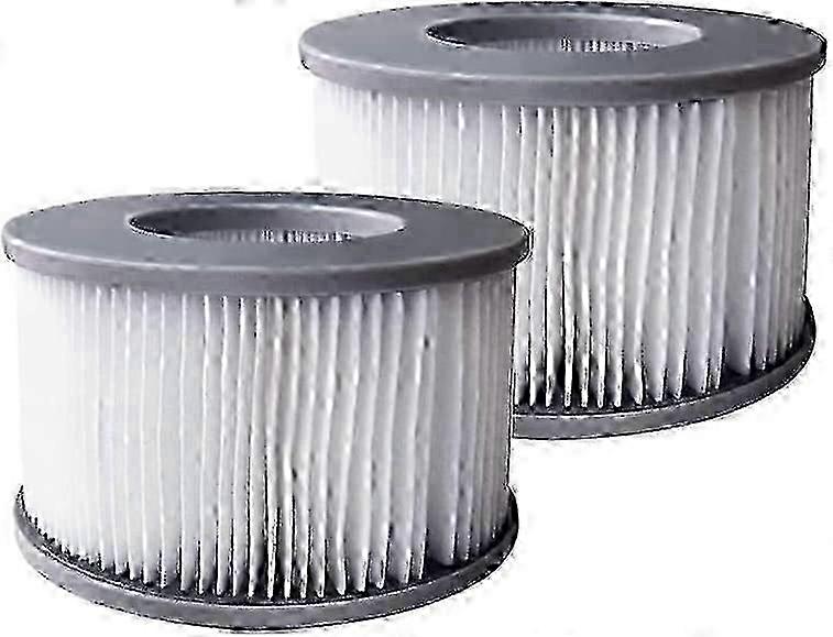 2pcs Hot Tub Filters For Mspa Inflatable Pools, Filter Cartridge Pump Upgraded Version For Mspa All Current Spas