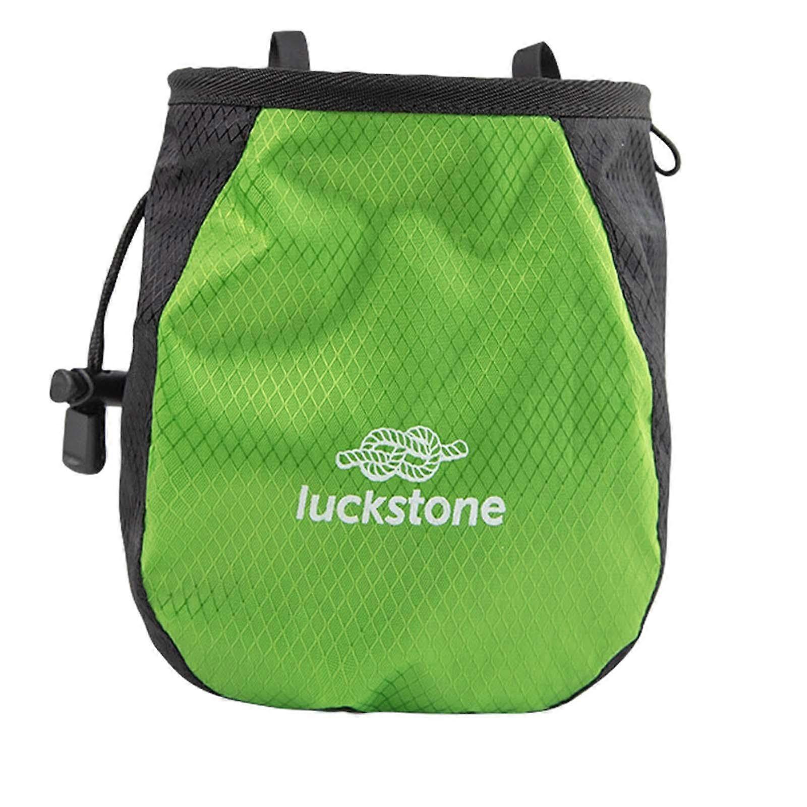 Climbing Accessories Bag with Belt Chalk Storage Bag for Sports Green Ref: 9669