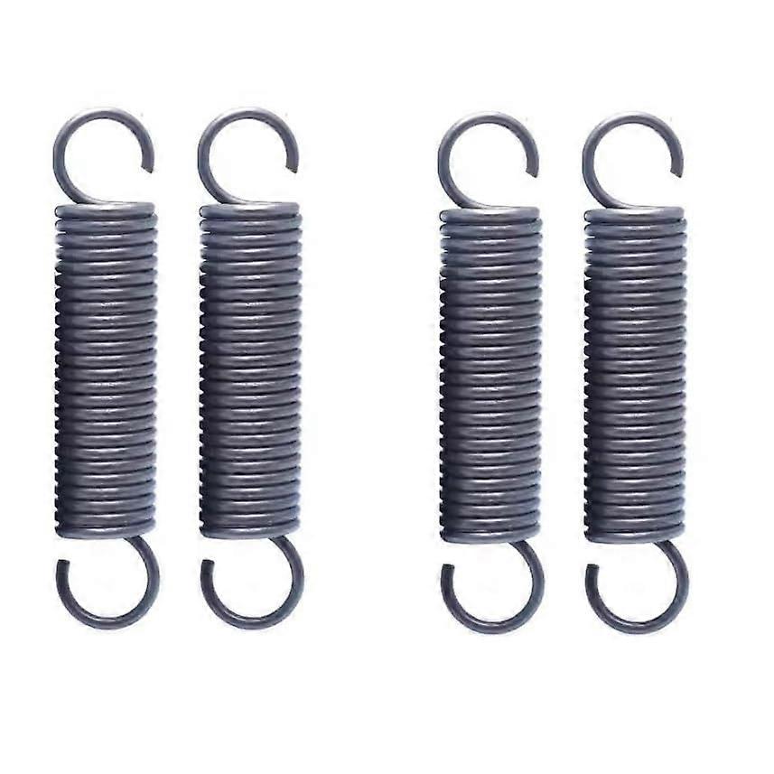 4 pieces tension spring extension spring with hook 80mm, diameter 3.0mm, 25mm outer diameter