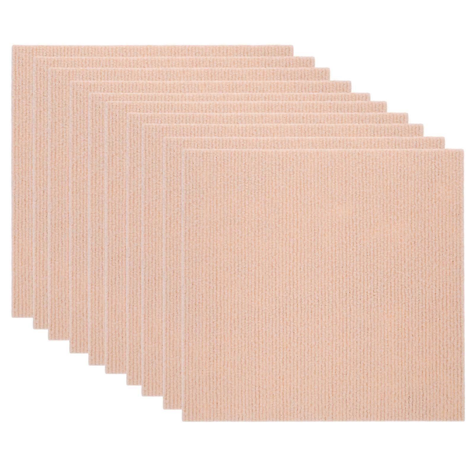 10pcs Carpet Tiles Square Carpet Floor Tiles Thicken Carpet Mat DIY Floor Puzzle Tiles