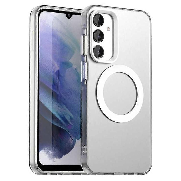 Compatível com Samsung Galaxy A25 5G (Global) (161.0 x 76.5 x 8.3mm) Capa Compatível com MagSafe PC+TPU+PET Anti-Drop Phone Cover