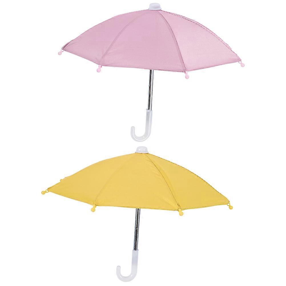 Phone Umbrella with Sun Protection, Perfect Companion for Riding and Decoration