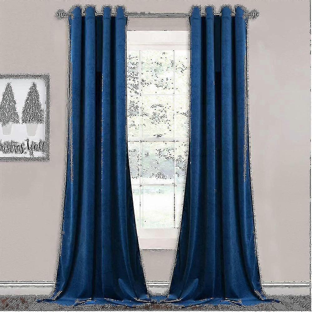 Luxury Thermal Insulated Drapes Thick Solid Living  Efficient Blackout Curtainz