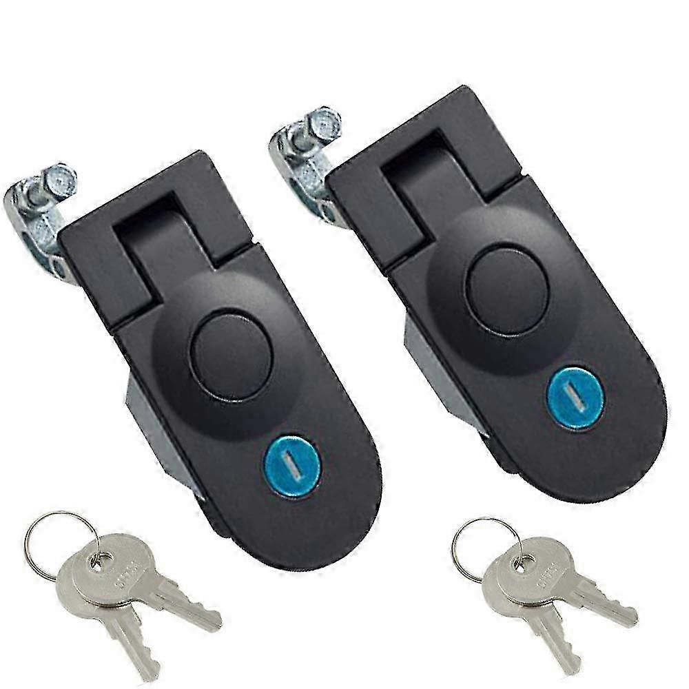 2 Pack Zinc Alloy Compression Closures - Adjustable Sealed Handles with Key Lock