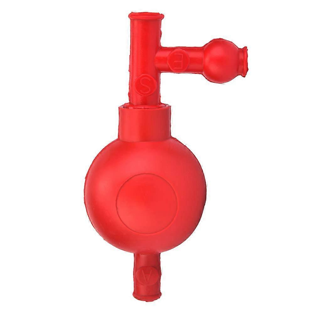 Labor suction cup, Safe pressure, Quantitative pipette filler with 3 valves (Red)