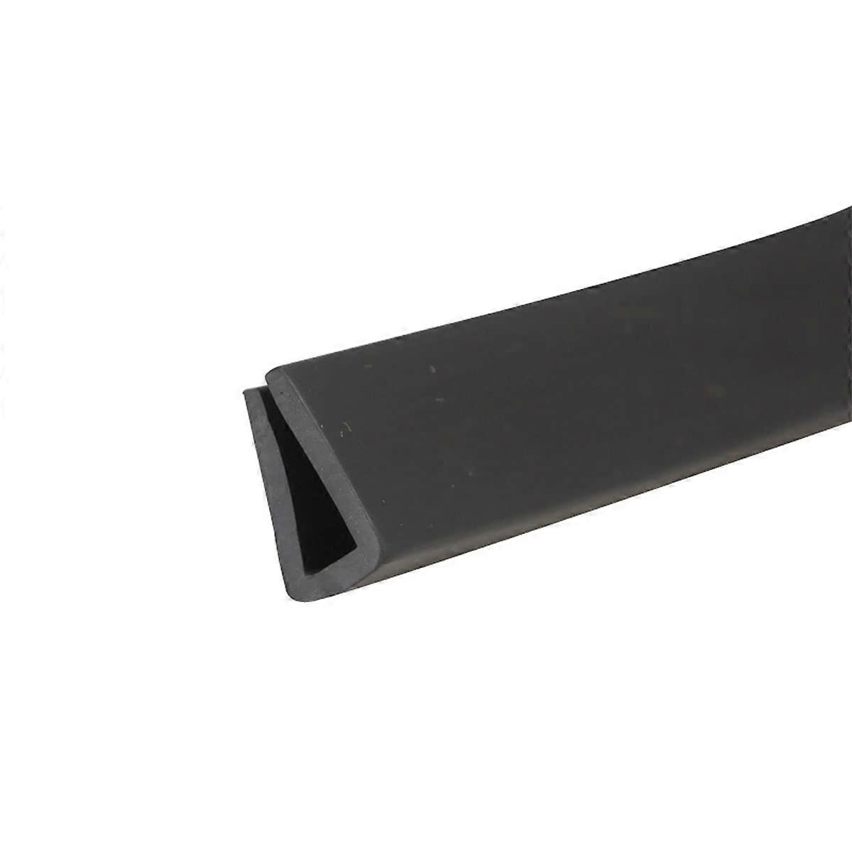Plastic U Channel Edge Cladding With Rubber Seal U Shaped Rubber Seal Strip 12x12x6x20m Flat Angle 8mm One Colour