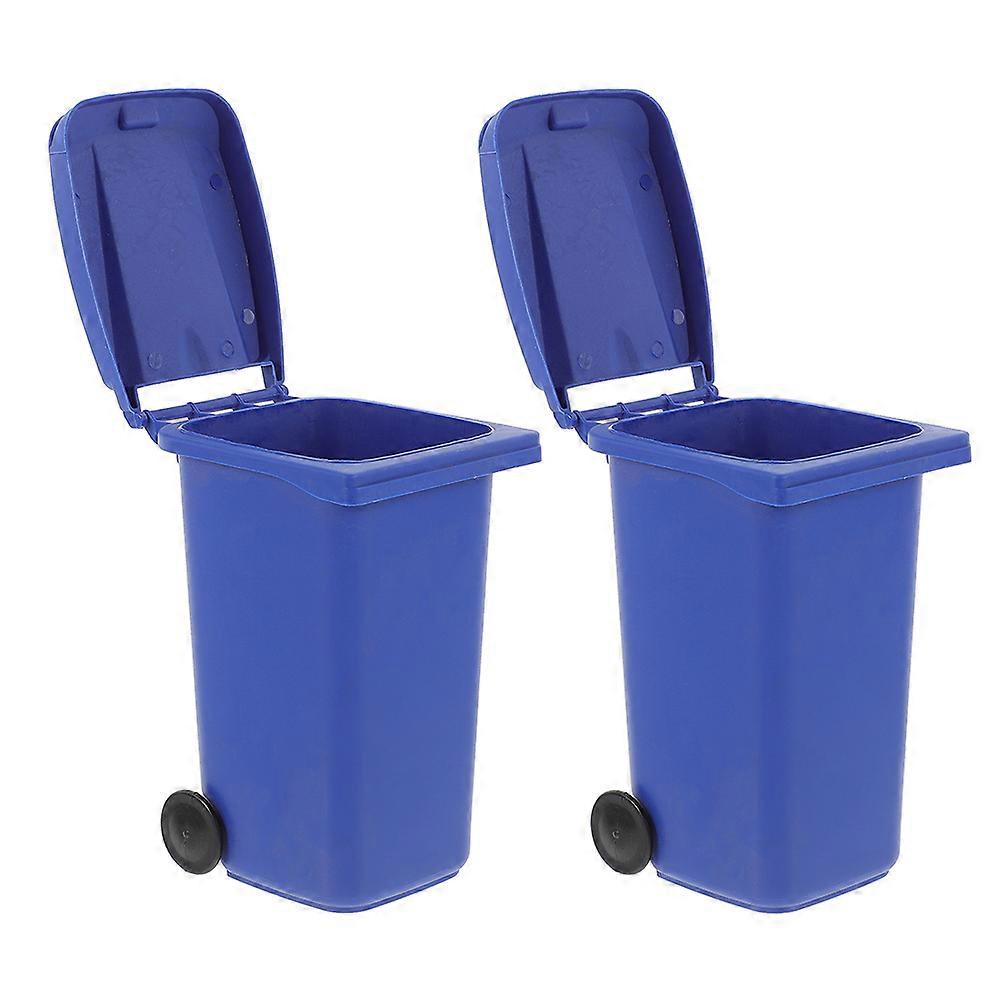 Pencil Holder Garbage Can, Compact Trash Bin for Desk and Kitchen Use