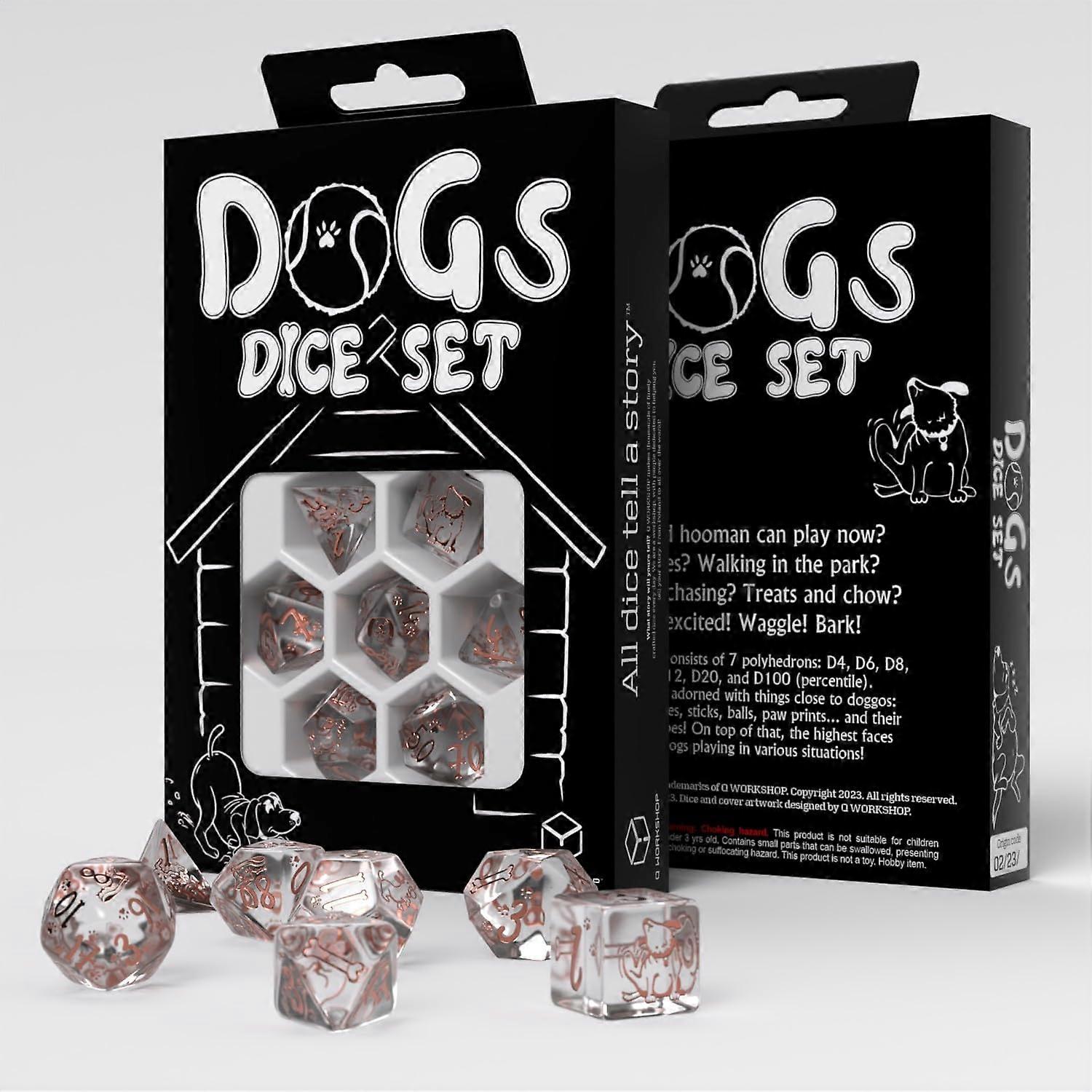 Dogs Dice Set Bella By Q-workshop