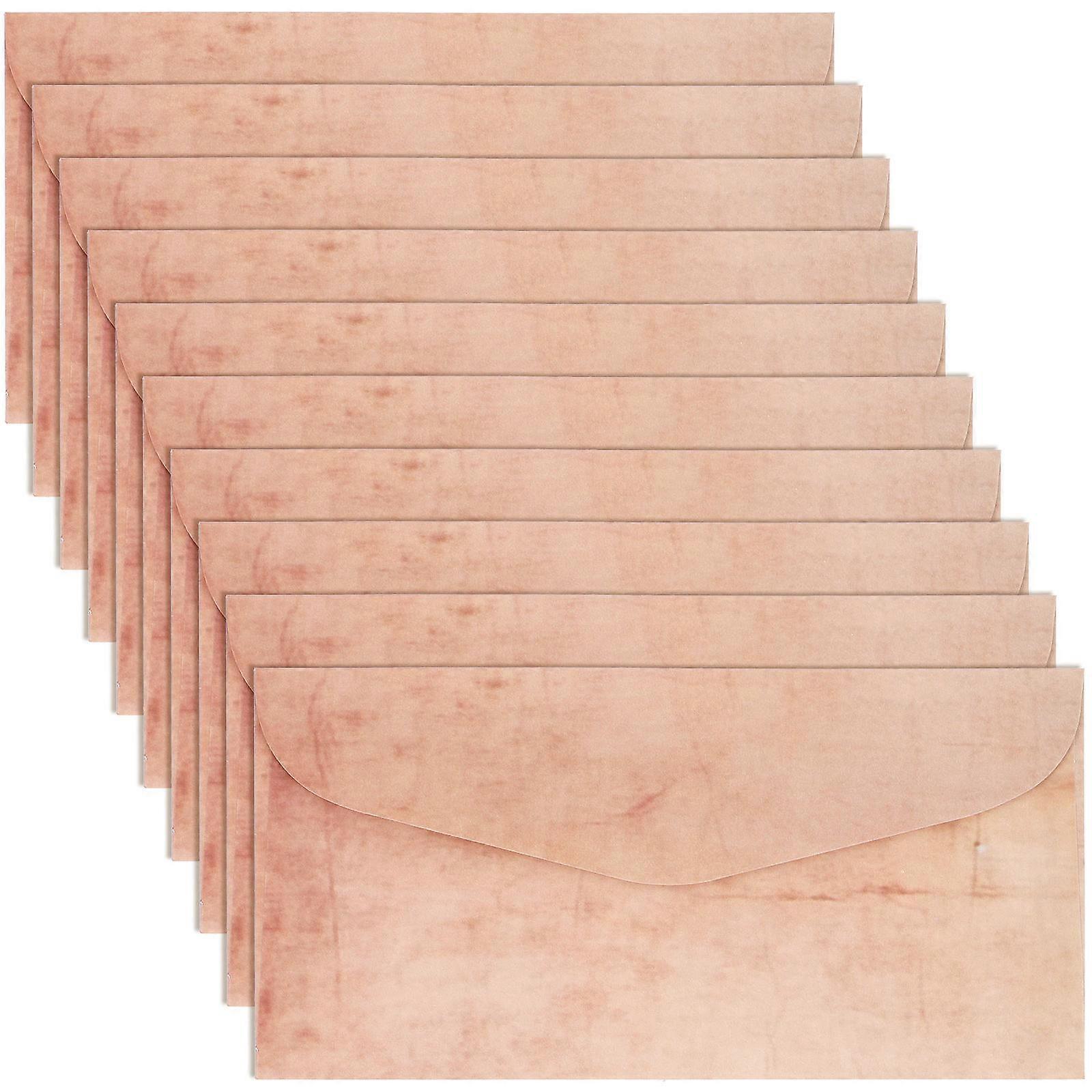 Stationery Envelopes Greeting Card Envelope Birthday Celebration Rectangular Multi Color Privacy Protection 10Pcs