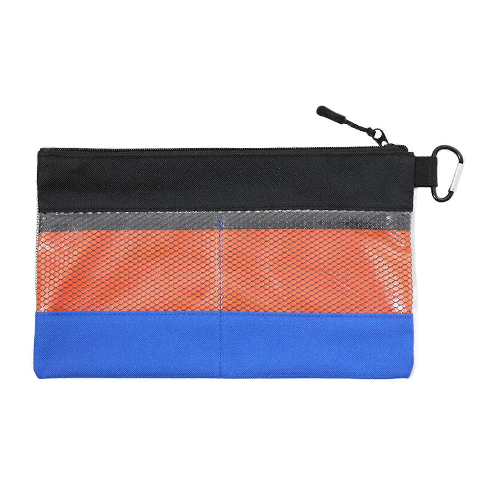 Tool Pouch Zipper Bag, Small Tool Bag, Multipurpose Storage Pouch, Waterproof Oxford Fabric Tool Bag with Zipper Royal Blue