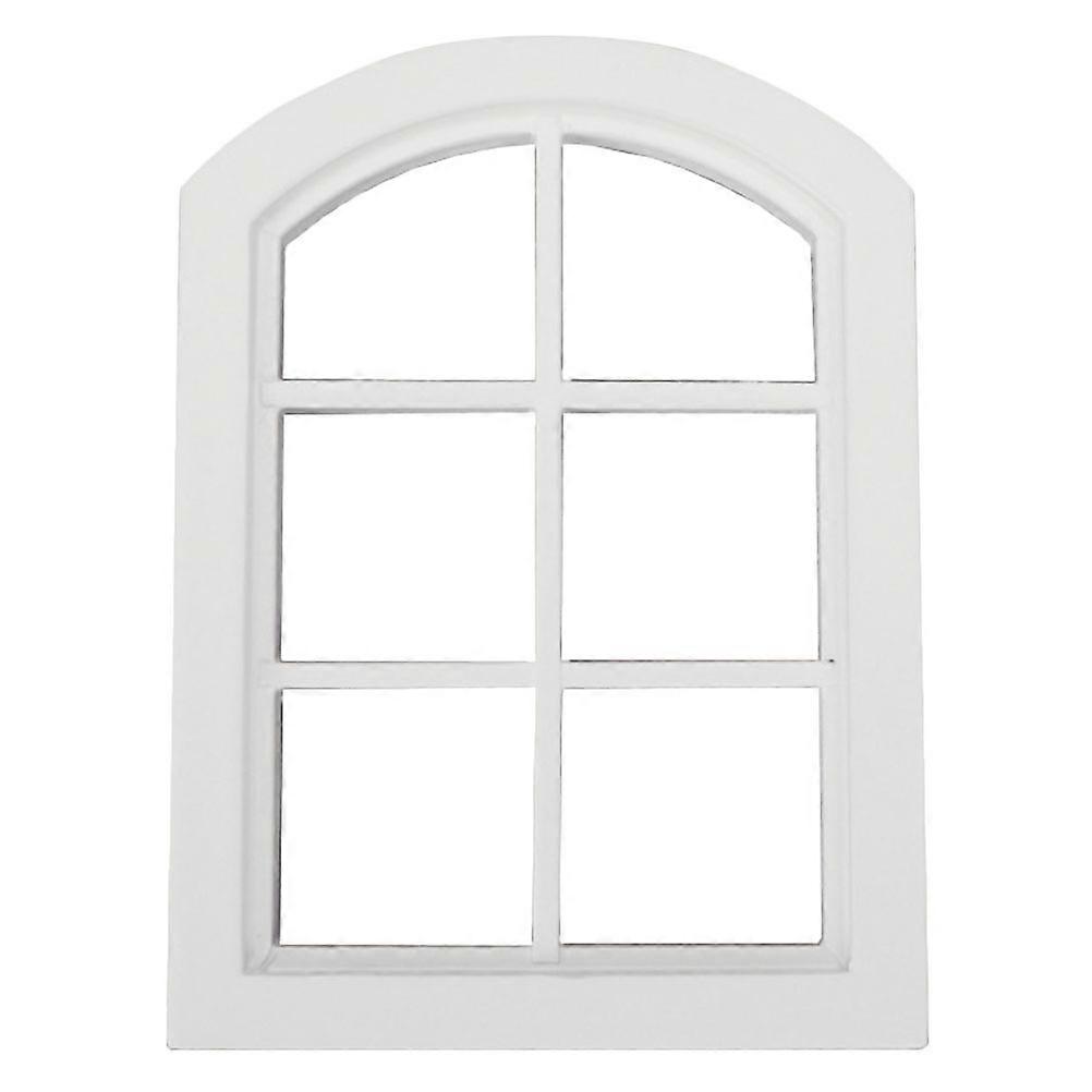 Miniature Models Tiny Window Frame Decor Design Garden Display Wood Window Frame 1Pack