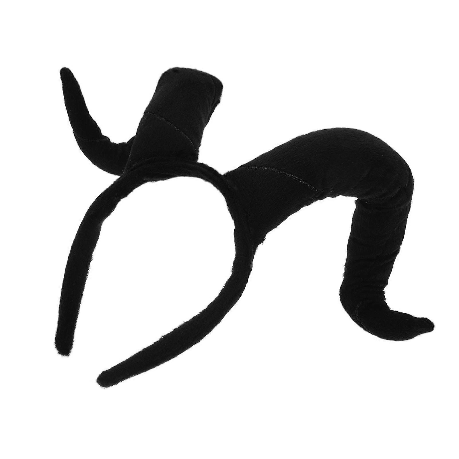Foldable Bull Horn Headband for Halloween Parties Soft, Portable Costume Accessory for Masquerades, Birthdays, and Festivals