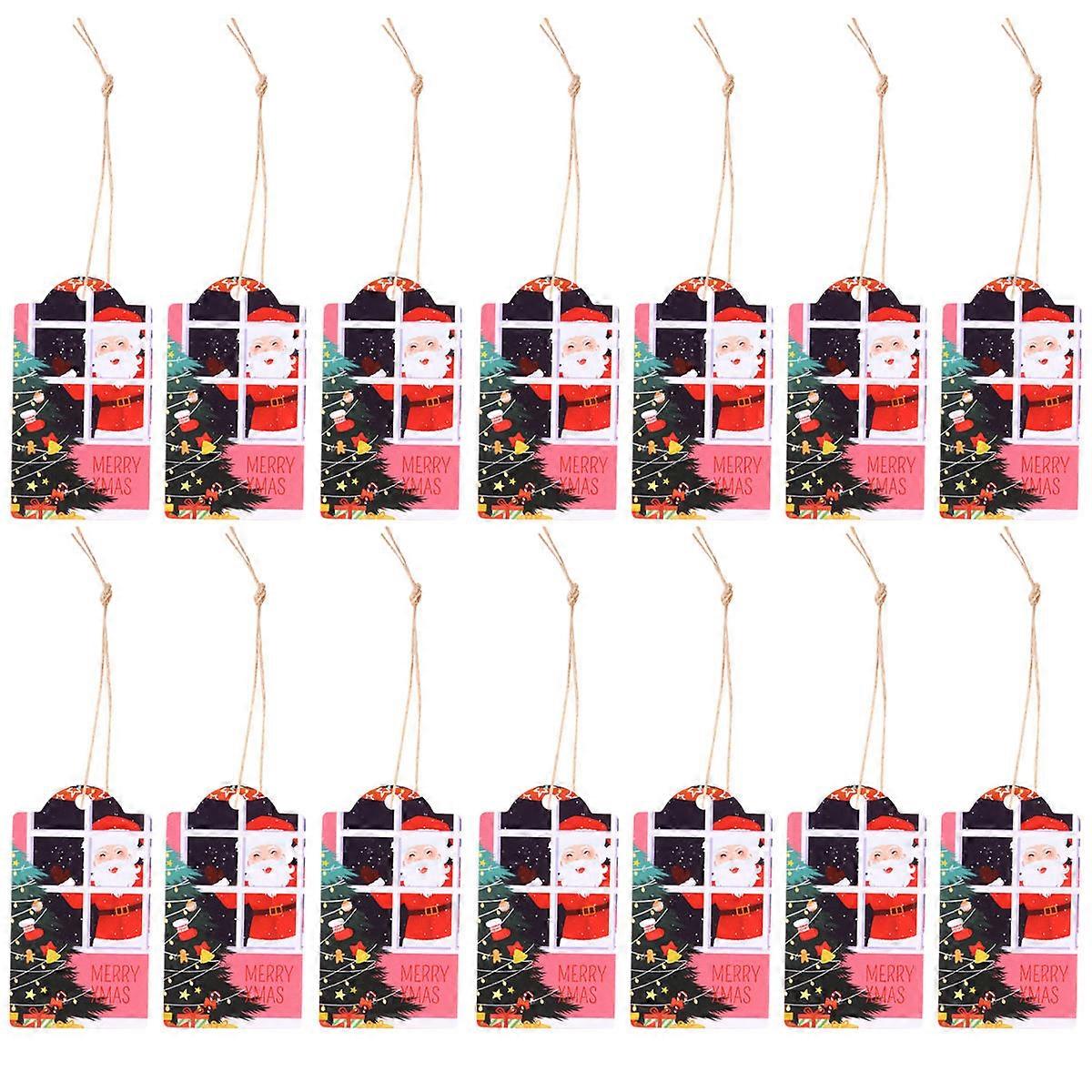 Craft Paper Tags Christmas Paper Tags present Tags Party Planners Rectangular 6.50X3.60X0.10cm 2 Sets