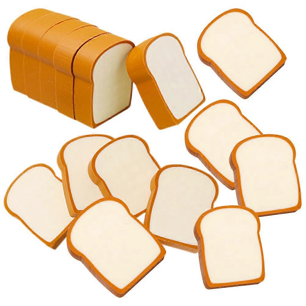 Toast Erasers 16Pcs Multi Tpr Material for Home Use