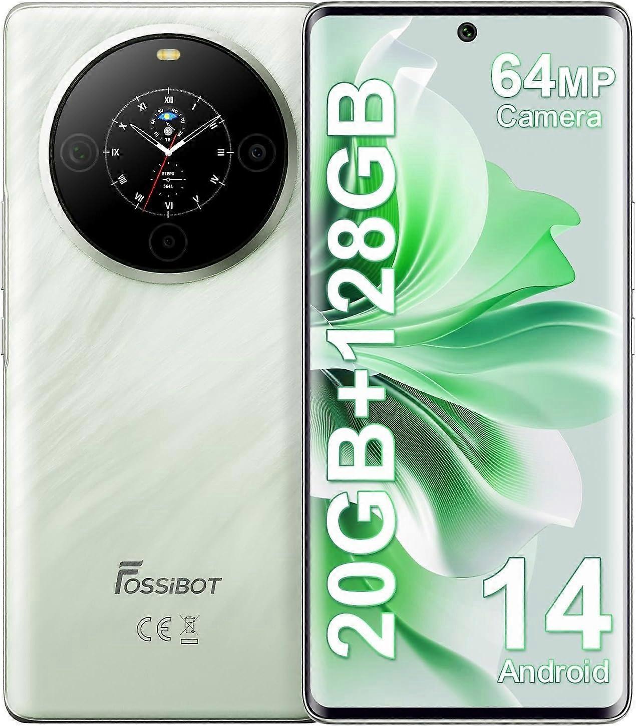 FOSSIBOT S3 Proロック解除スマートフォン6GB + 128GBグリーン