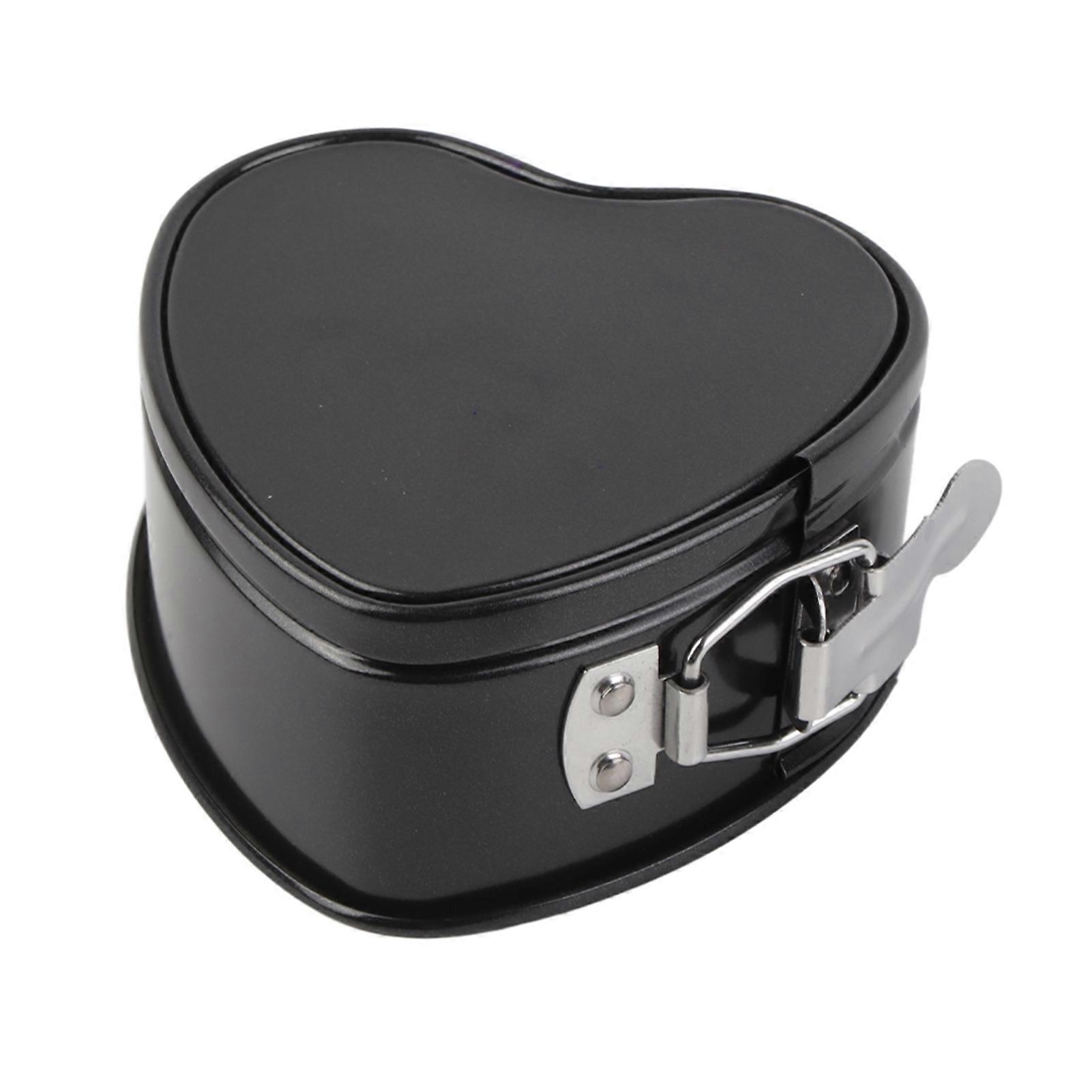 Carbon Steel Cake Pan with Removable Tray, Heart Shaped Baking Mold, Non-Stick Cookware