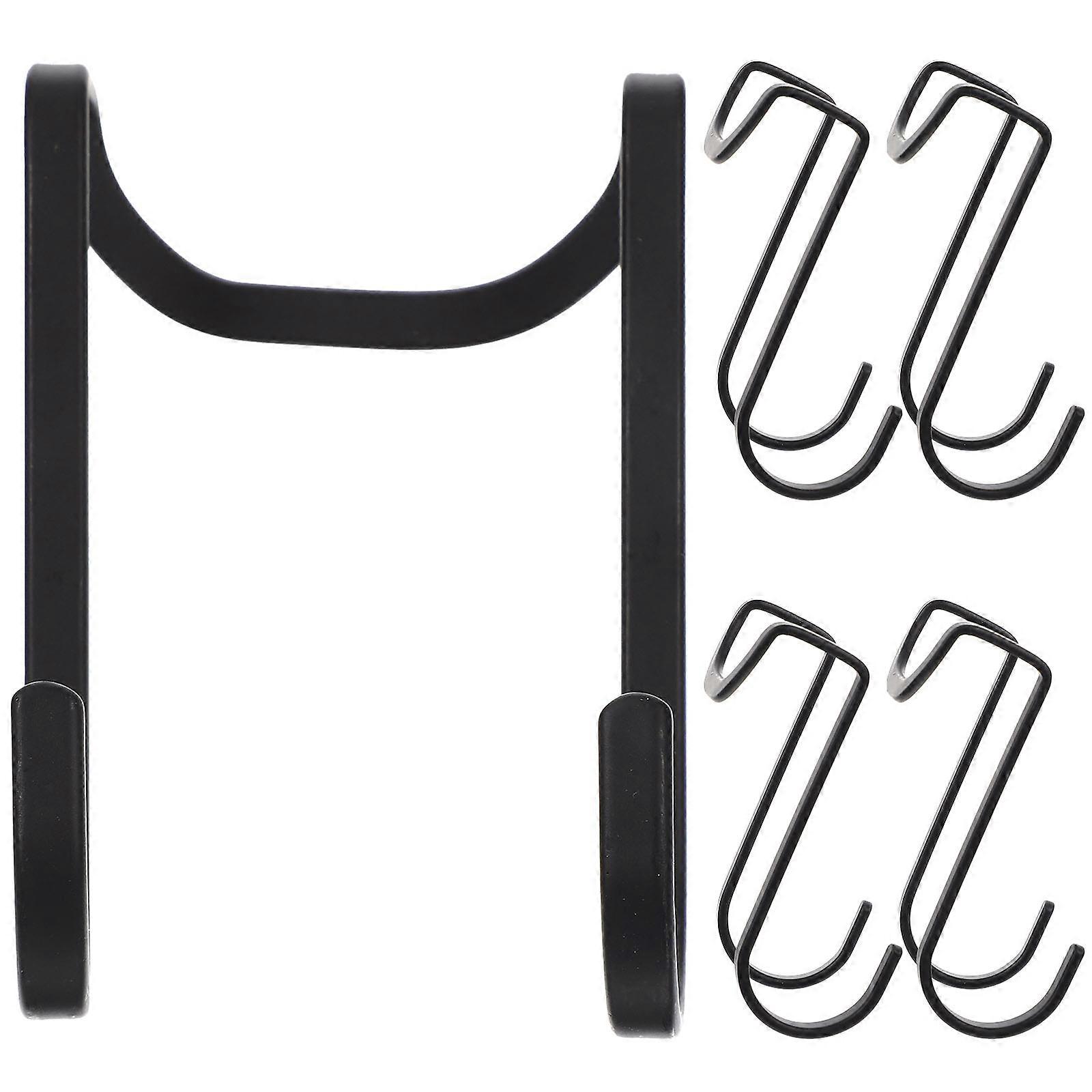 Small S-Shape Hooks Stainless Steel S Hooks Versatile Bedroom Use 3.3X2.4X1.1in 5Pcs