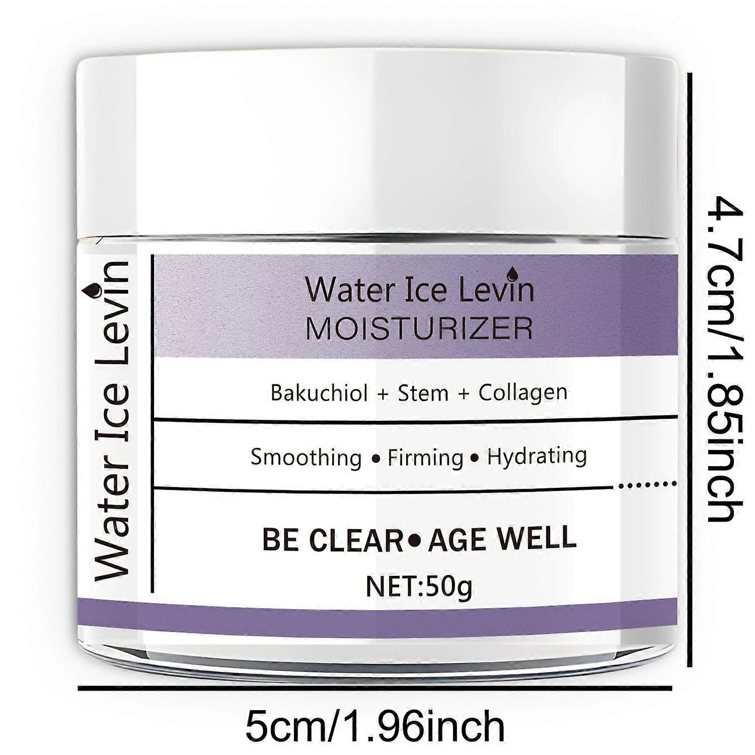 Multi-Action Moisturizer with Bakuchiol, Stem & Collagen + Aloe, Vitamins B5/C/E - Anti-Aging, Hydrating & Brightening, 50g