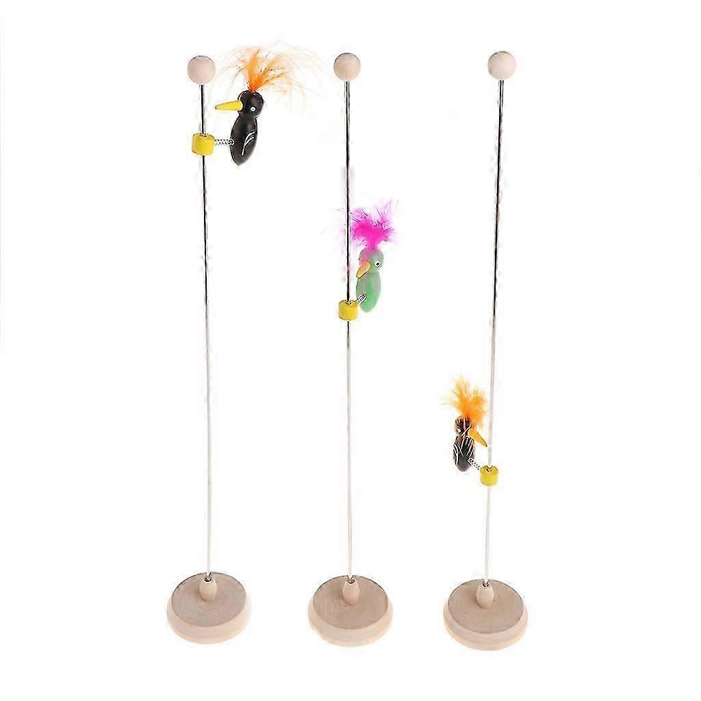 Interactive spring pecking bird toy for fine motor training and preschool fun