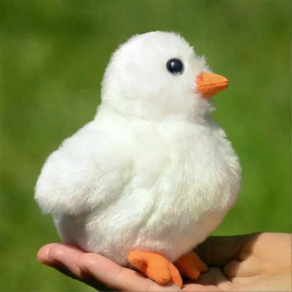 ALifelike duck doll yellow duck plush toy artificial animal plush toy gift 15cm collection toy simulation mole doll