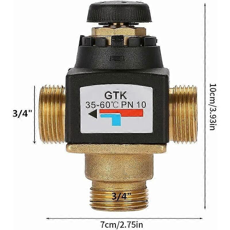 Solar Water Heater Thermostatic Faucet, Built-in Brass Valves for Hot Water