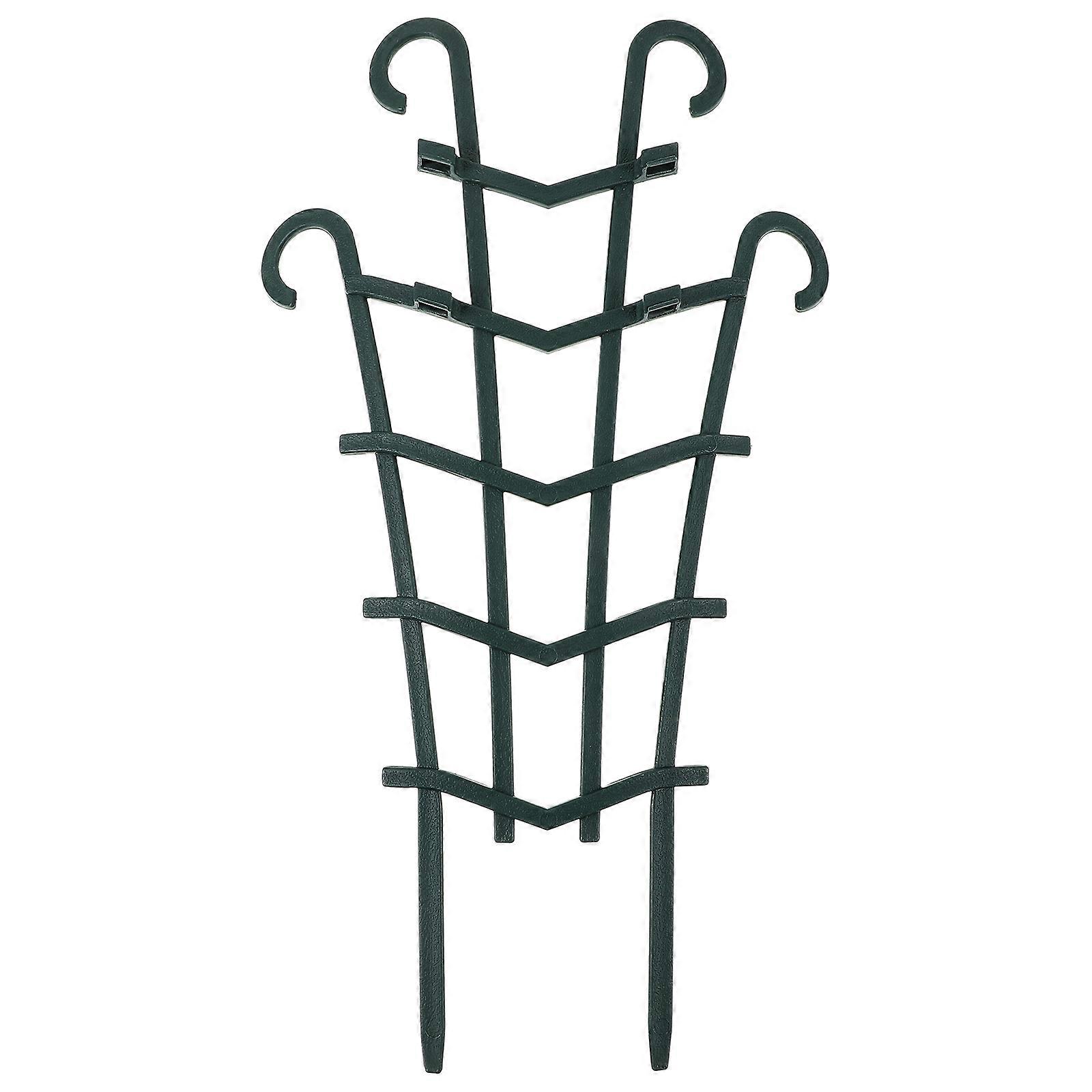 4pcs Decorative Plant Climbing Trellis Support Rack for Potted Plants – Sturdy Design for Wisteria, Tomatoes & Peas