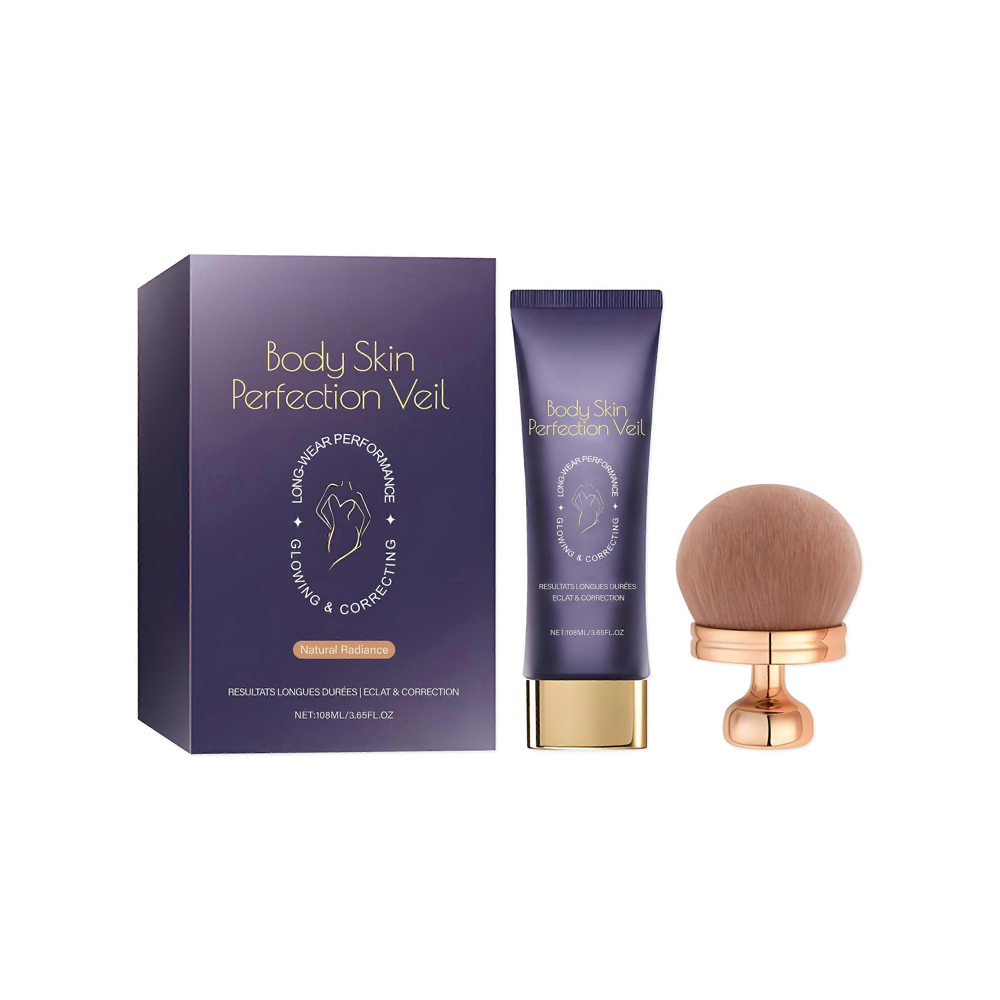 Natural Radiance Body Concealer - Even Skin Tone, Daily Moisturizer, Lightweight Blemish Coverage
