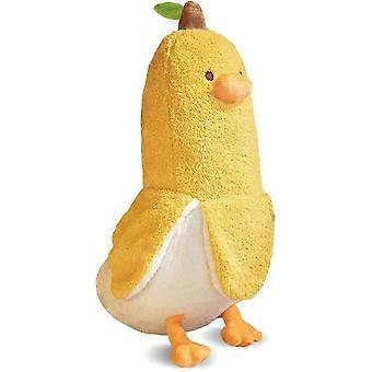 Niedliche Banane Ente Plüschtier, Plüschtier Ente, weiches langes Kissen Geschenk, bequeme Ente Plüschtier für