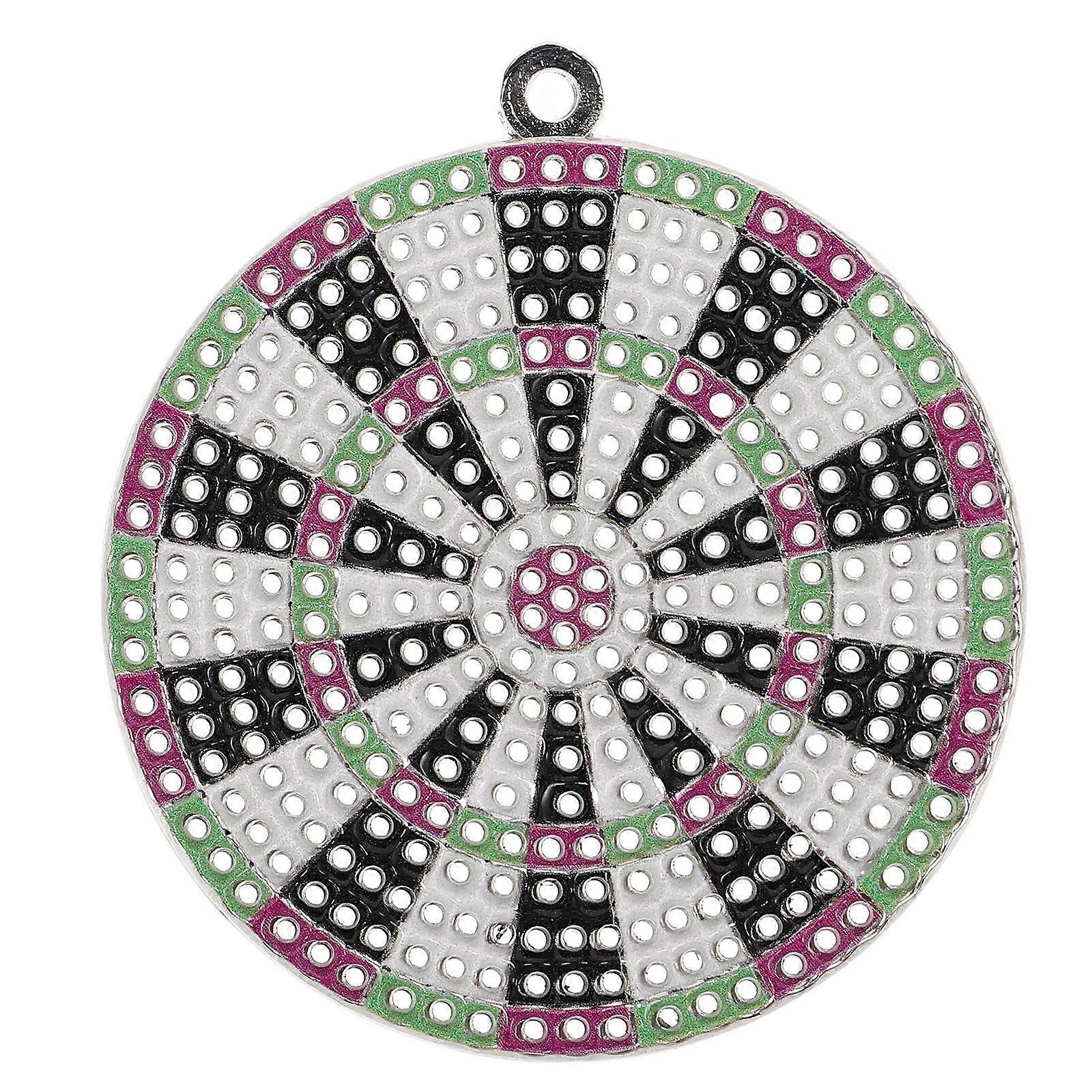 Decorative Dartboard Charms Dual Side Dartboard Charm Hanging Ornament Championship Inspired 1Pcs