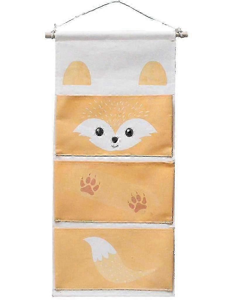 Practical 3-Compartment Hanging Wall Organiser for Kitchen Utensils, Space-Saving Design