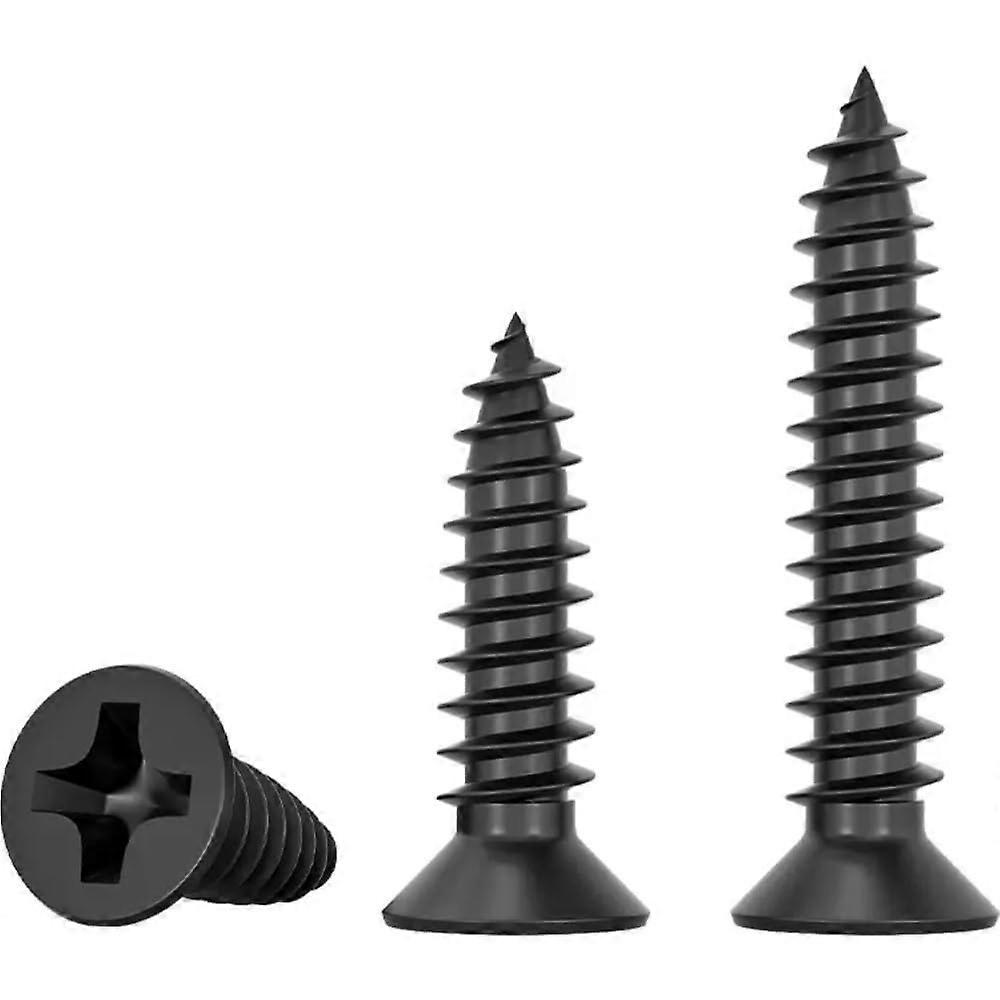 Black Electronic Small Screws SelfTapping Screws Countersunk Head M1M4 (3 mm, M1.4 (200 Pieces)