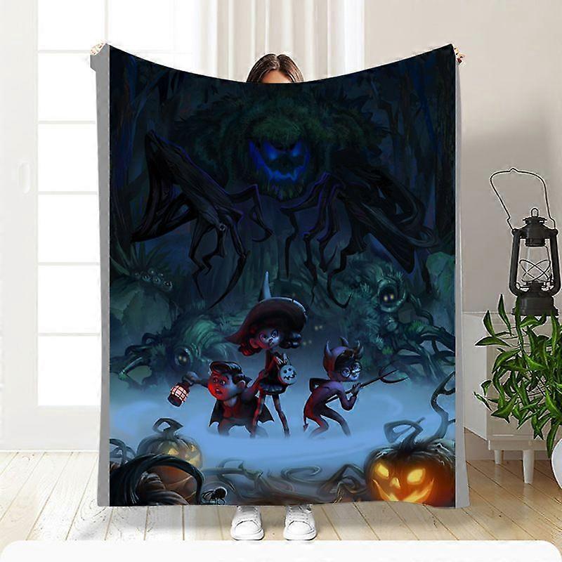 New Halloween single-sided digital printing flannel blanket air conditioning blanket Mode 206