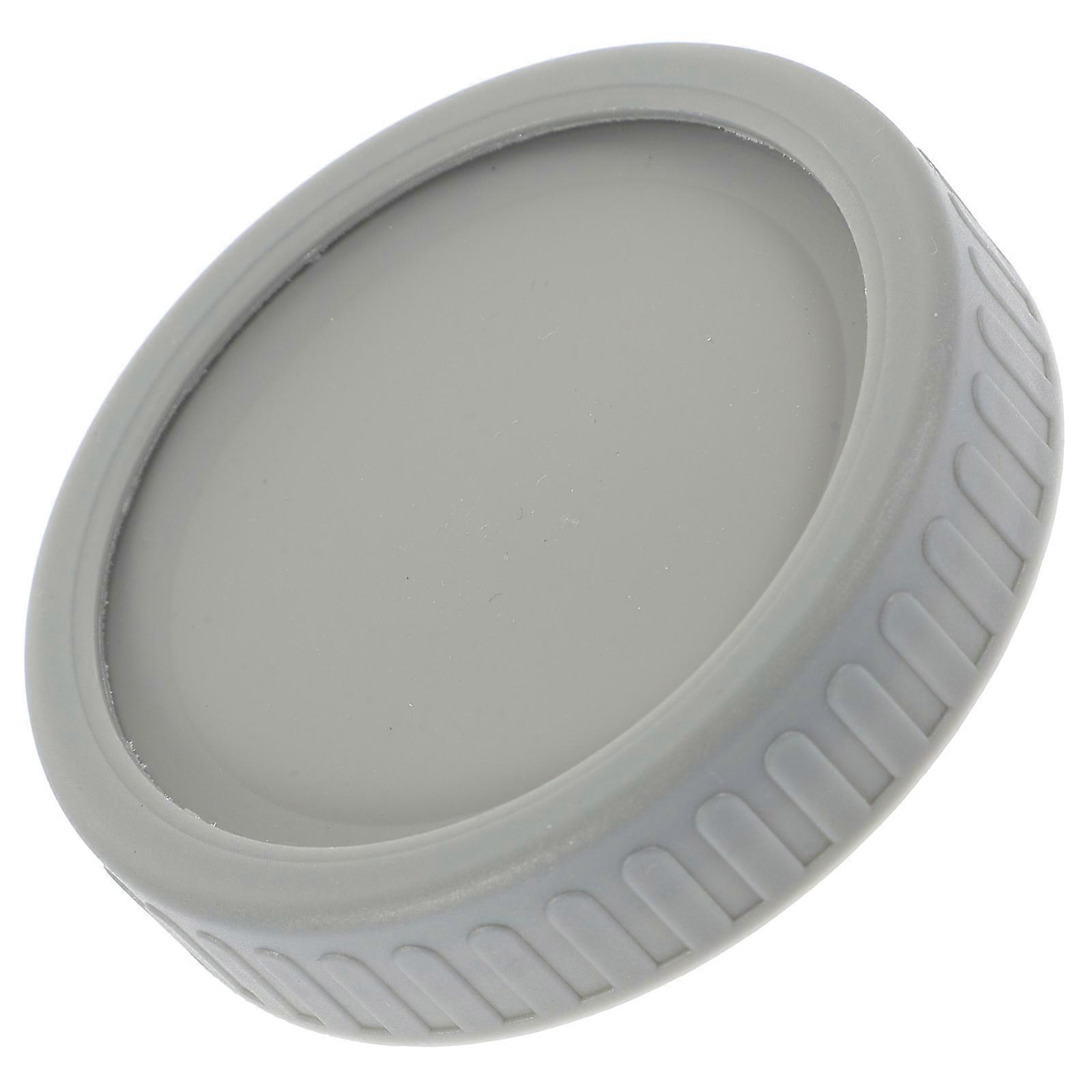 Mason Jar Silicone Lid for Wide Mouth Jar Kitchen Storage Grey Color Fits Regular Size