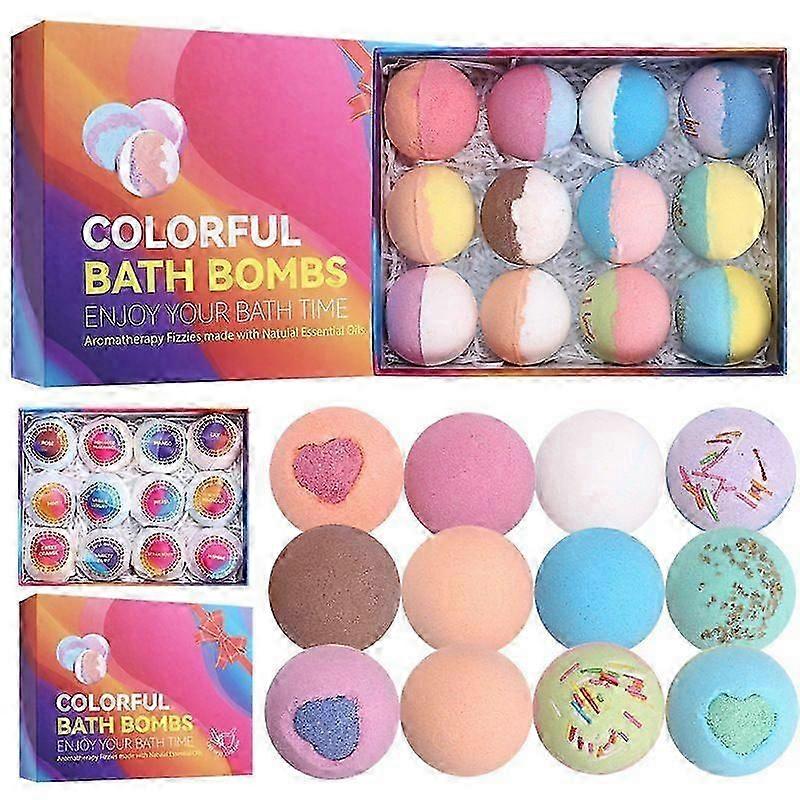 Bath Bombs Gift Set, 12-Pieces_Special Gift