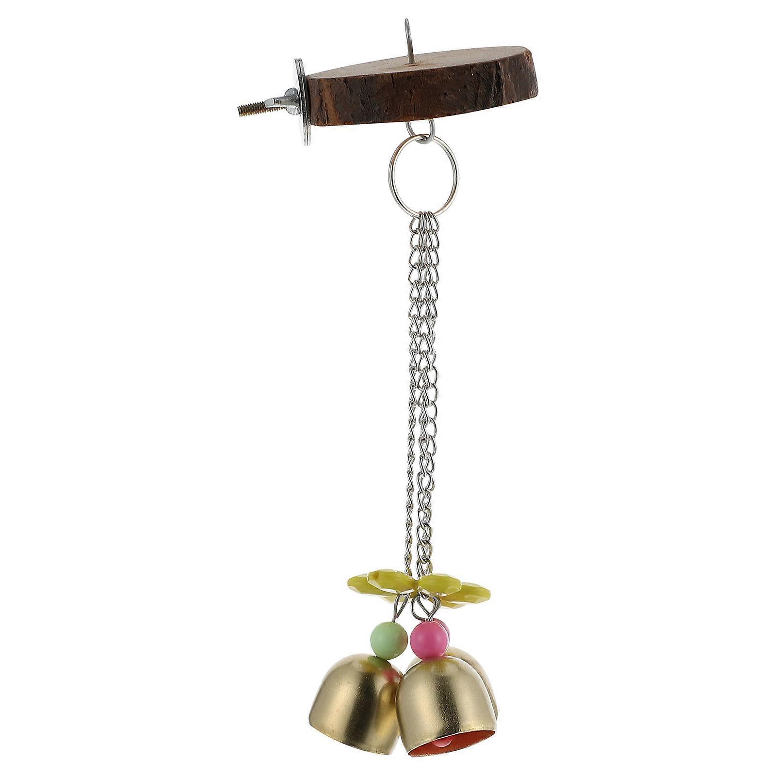 Coffee Parrot Stand Toy for Pet Use Made of Durable Synthetic Material 6.5 Inches