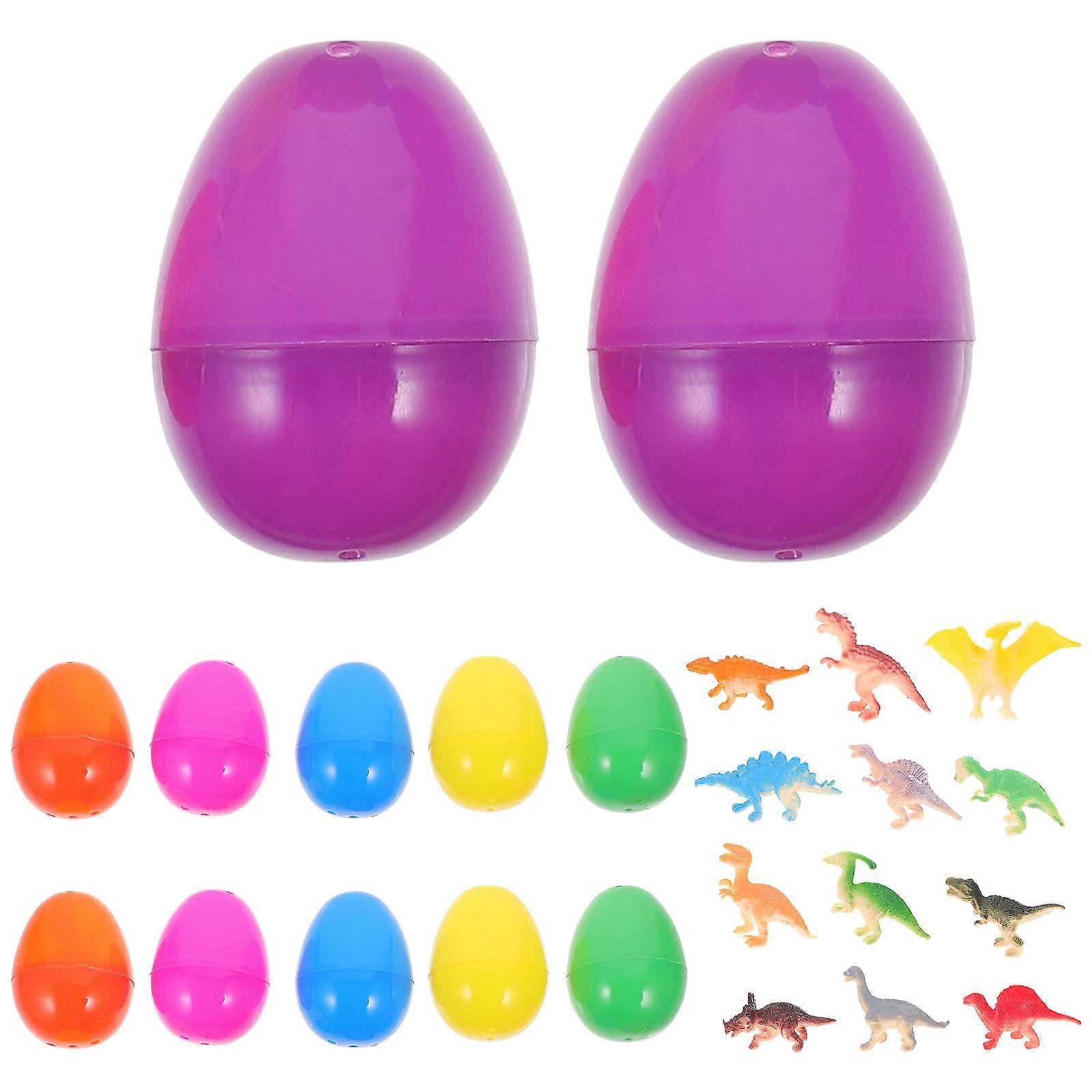 Eggs For Kids Hatching Toys Easter Theme Assorted Color 12Pcs