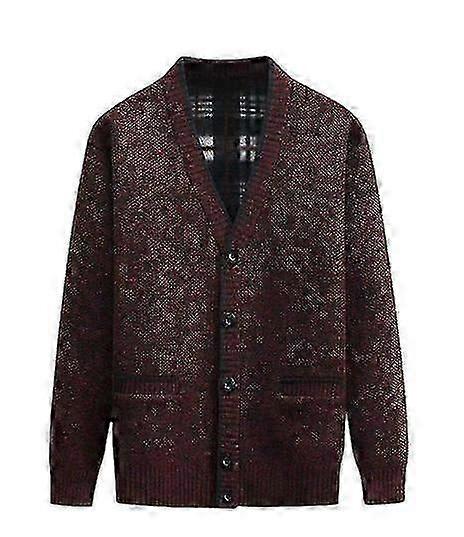 Herren Pullover Cardigan dicker warmer Pullover