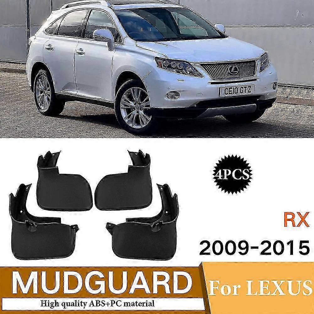 4x اللوحات الطين للكزس Rx Rx270 Rx300 Rx350 Rx450h 2009-2015 Mudflaps سبلاش واقيات أمامية خلفية من الطين 2014 2013 2012