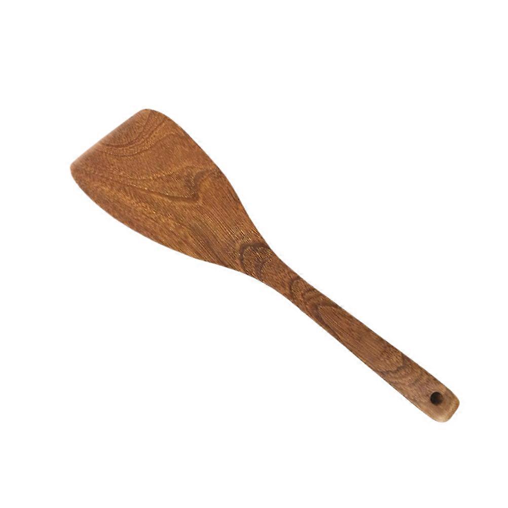Wood Cooking Spatula 1pc Nonstick Bamboo Material Kitchen Implements for Cooking 33x8x1.5cm