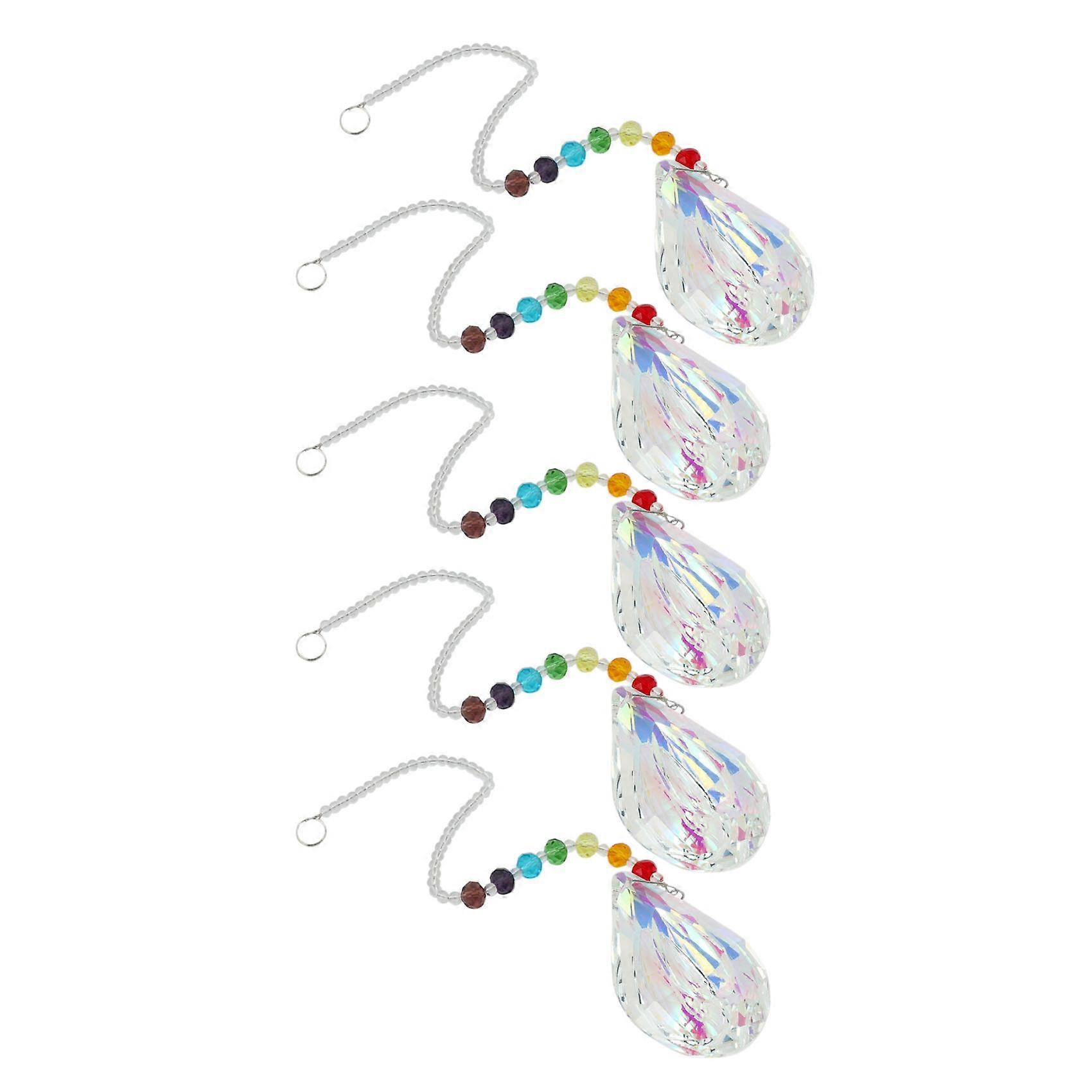 5X Sun Catcher Window Large Ab Drop Prism Home Decoration