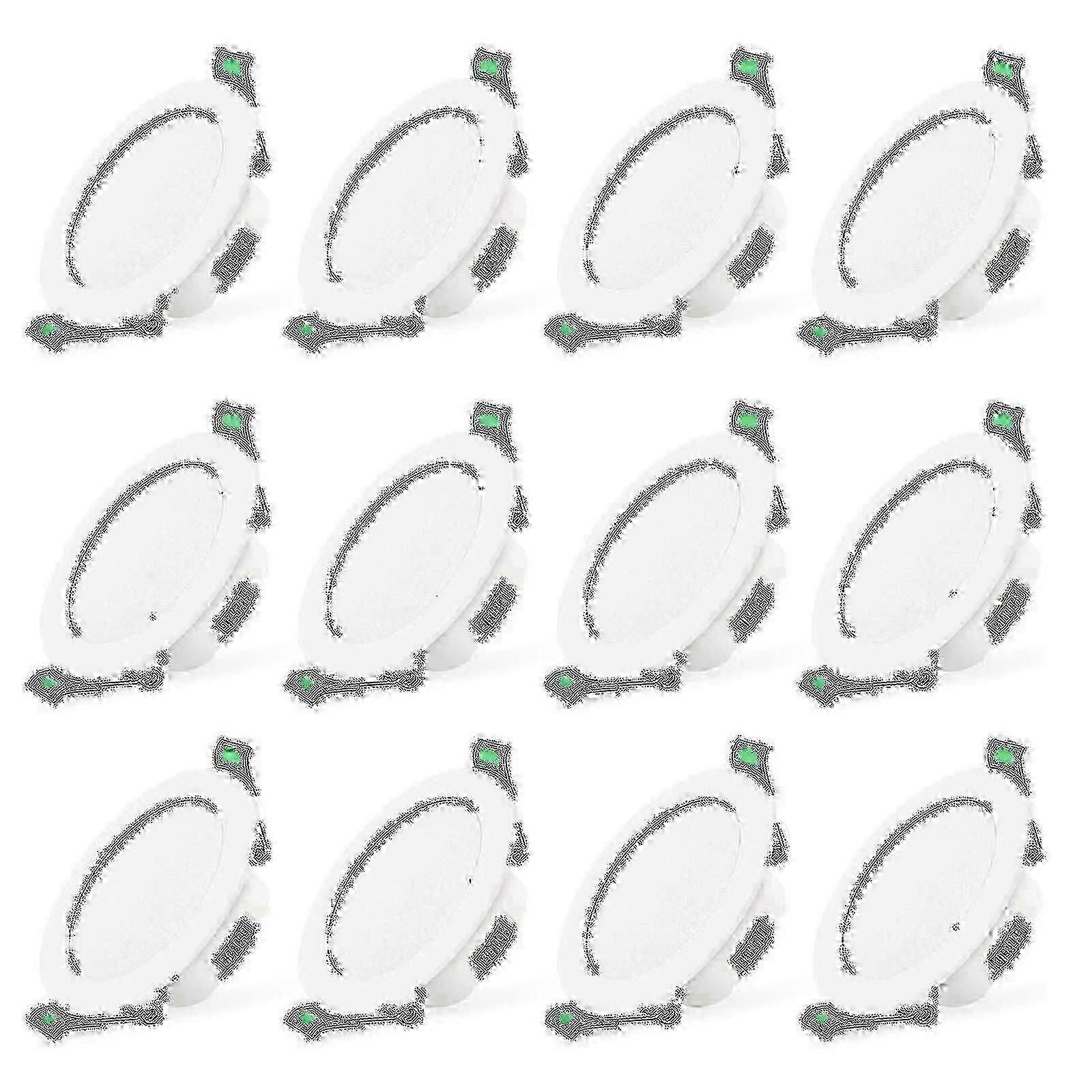 12pcs 7w White Led Downlight Recessed Ceiling Lights Slim Spot Light