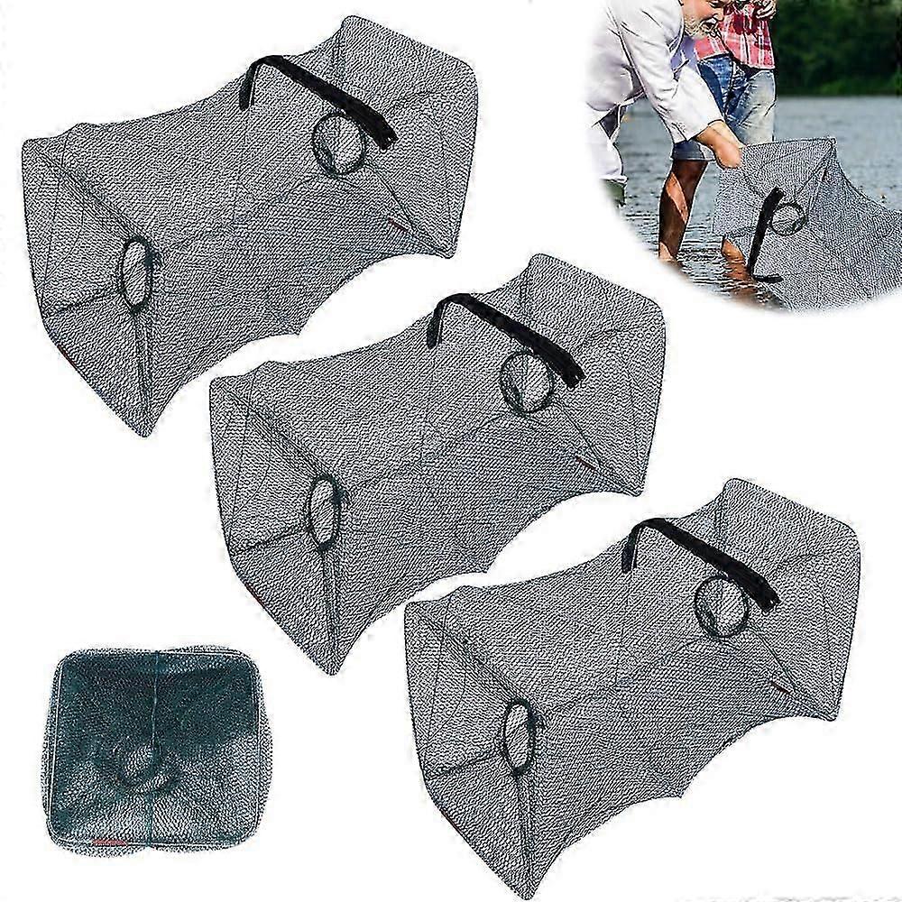 3pcs Fish Trap, Crab, Eel, Crayfish, Lobster, 50 x 20 cm